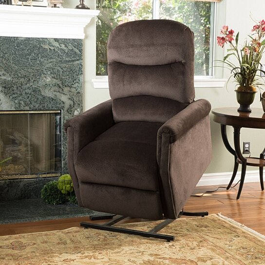Alan Fabric Lift Up Recliner Chair - Image 3